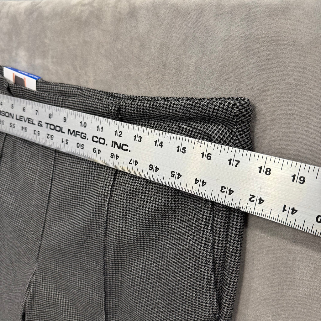 Hilary Radley Houndstooth Pull-On Slim Pants | Tummy Control | Mid Rise | Size Large | NWT