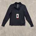 Mondetta Active Ribbed 1/2 Zip Performance Top with Thumbholes - NWT - Black - Medium
