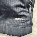 Mondetta Active Ribbed 1/2 Zip Performance Top with Thumbholes - NWT - Black - Medium