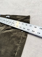 Buffalo David Bitton Nyla Straight Leg Stretch Corduroy Pants - NWT - Rosemary Green - Size Women’s 10/30 waist
