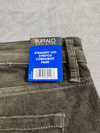 Buffalo David Bitton Nyla Straight Leg Stretch Corduroy Pants - NWT - Rosemary Green - Size Women’s 10/30 waist