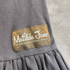 Matilda Jane "An Unpredictable Clothing Company" Gray Ruffle Hem Crop Pants - Size Medium