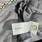 NWT Gap Women's Size 4 Wool Blend Tweed Cuffed Shorts Gray Black Herringbone