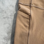 Athleta Salutation Stash Tight Leggings XXS Brown High Rise Yoga Pants Pockets
