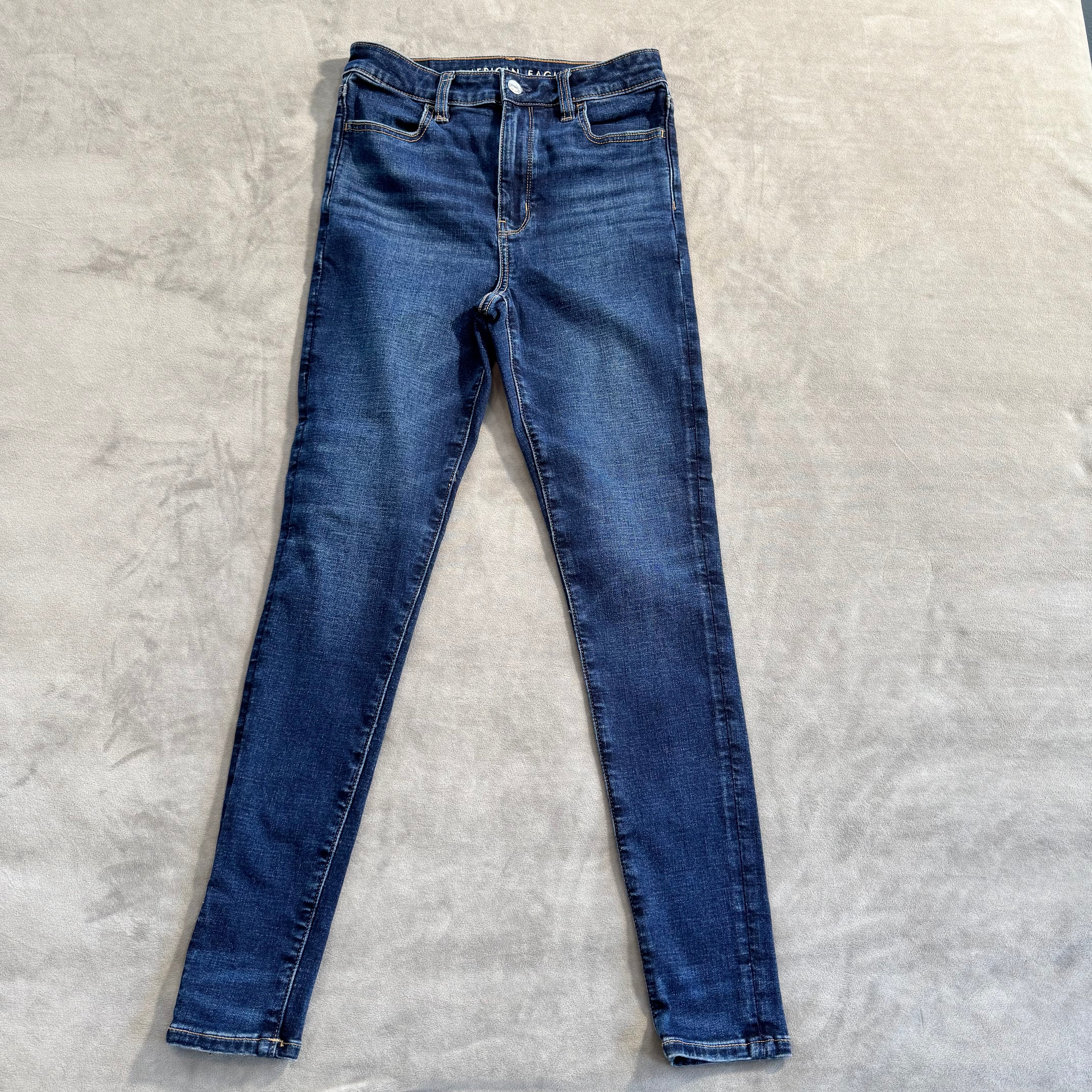 American Eagle Outfitters Next Level Stretch Skinny Jeans – Dark Wash, High Rise – Women's Size 2 Regular
