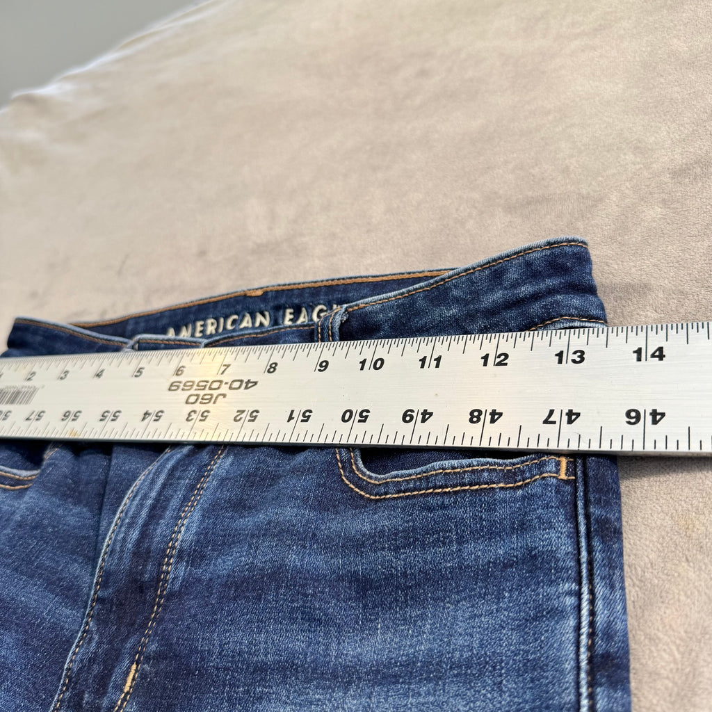 American Eagle Outfitters Next Level Stretch Skinny Jeans – Dark Wash, High Rise – Women's Size 2 Regular