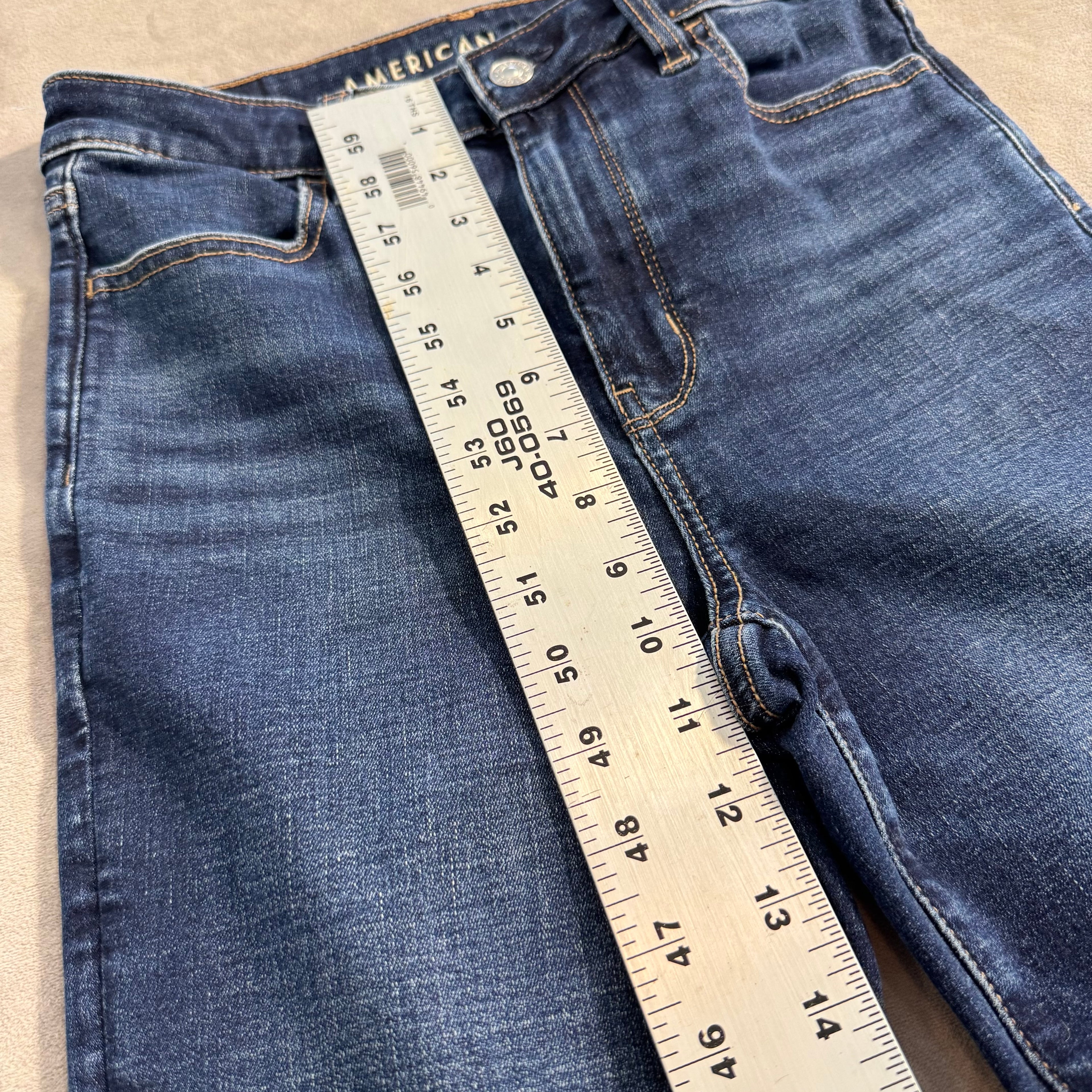 American Eagle Outfitters Next Level Stretch Skinny Jeans – Dark Wash, High Rise – Women's Size 2 Regular