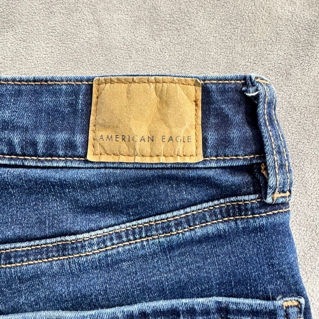 American Eagle Outfitters Next Level Stretch Skinny Jeans – Dark Wash, High Rise – Women's Size 2 Regular