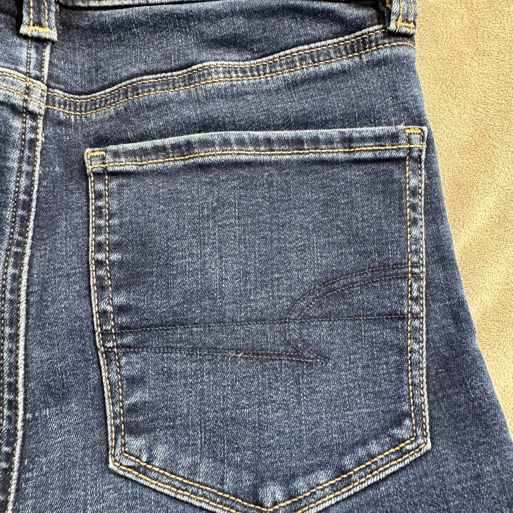 American Eagle Outfitters Next Level Stretch Skinny Jeans – Dark Wash, High Rise – Women's Size 2 Regular