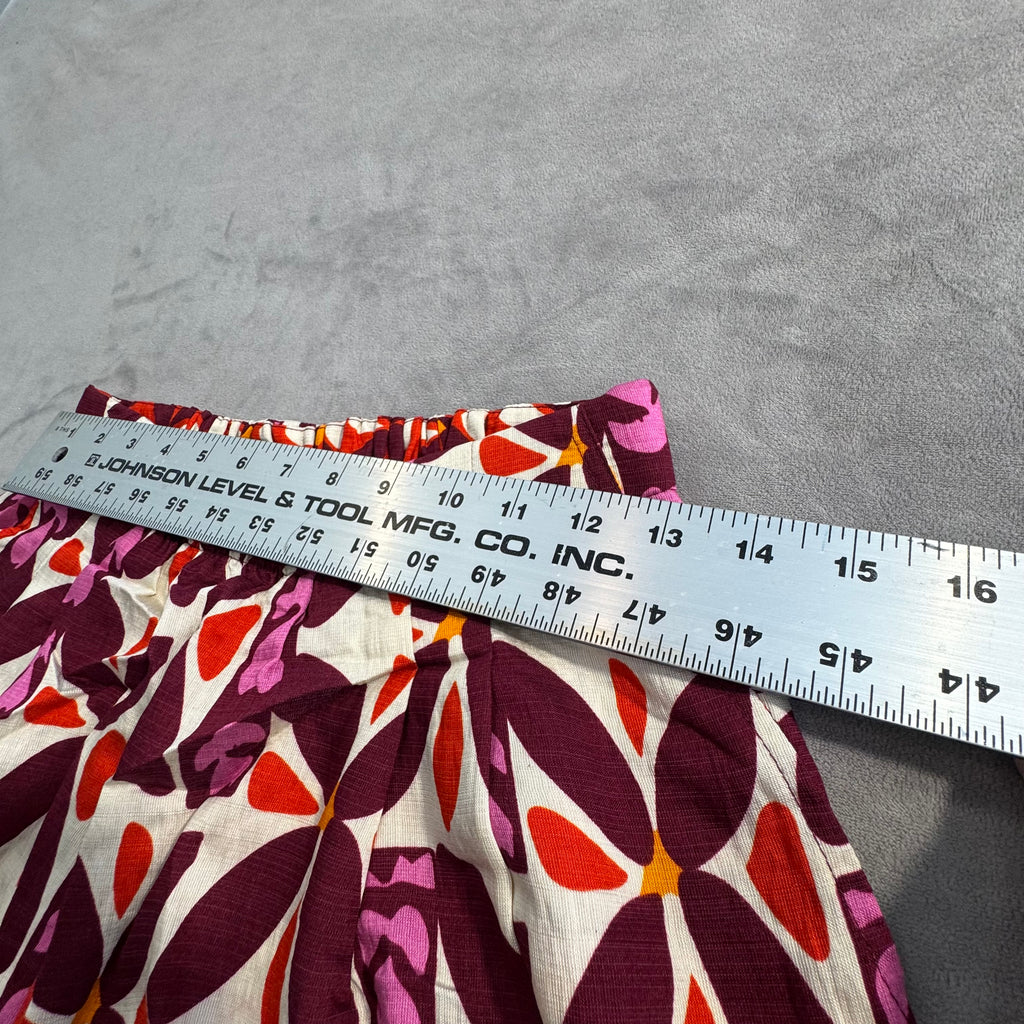 NWT Umgee Boho Wide Leg Floral Print Pants – Elastic Waist Palazzo Style – Size S