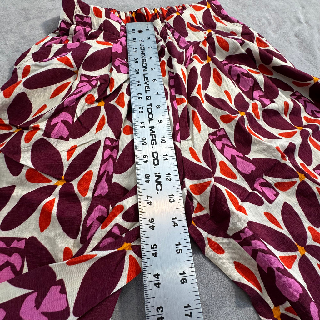 NWT Umgee Boho Wide Leg Floral Print Pants – Elastic Waist Palazzo Style – Size S